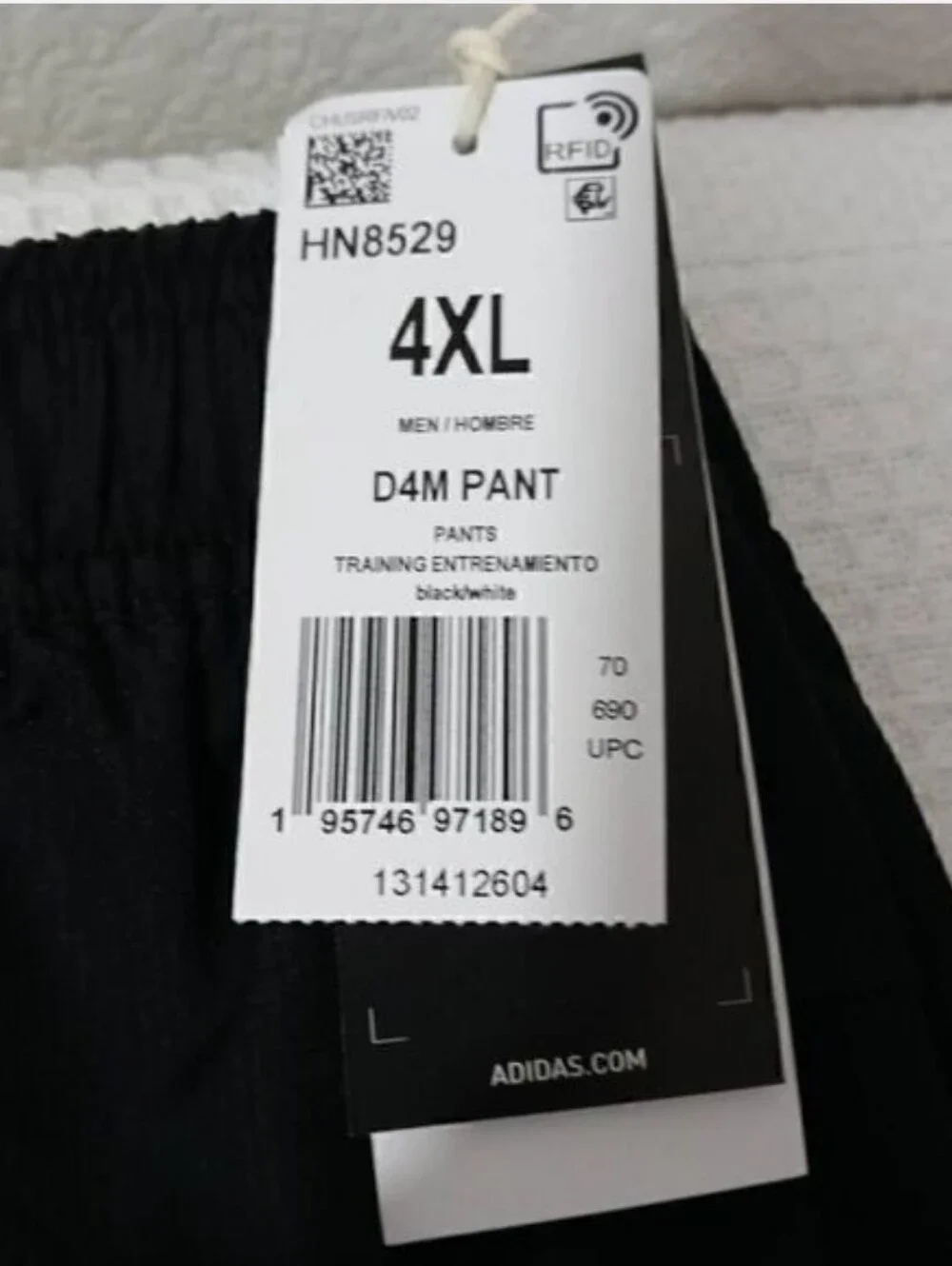 Adidas Men's Black Aeroready Jogger Track Training Pants -D